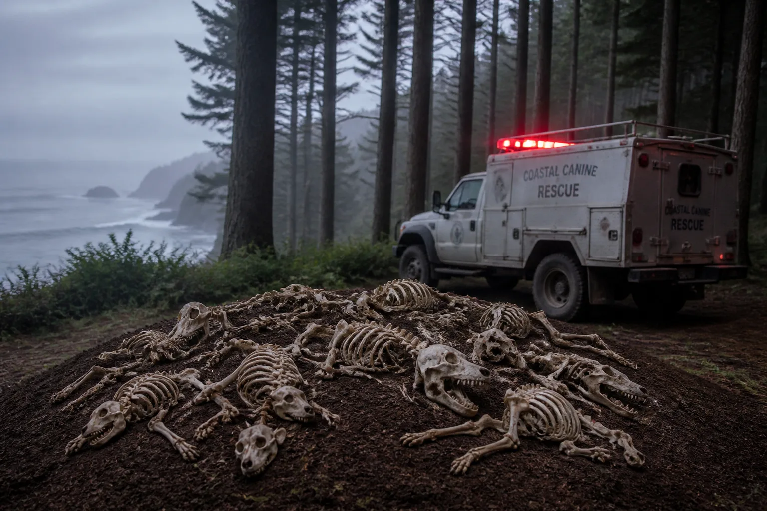 Mass Graves at Humboldt County Rescue Reveal 117 Dog Remains, Many Shot