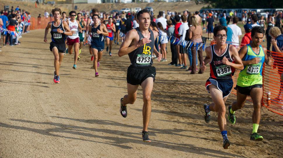 Senior George Martinez had a 18 minute time in Saturday's meet at UC Riverside’s Agricultural Operations Course.
