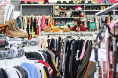 Buffalo Exchange is a secondhand store that sells fast fashion brands.