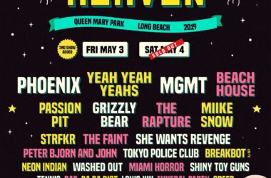 The line up of the Just Like Heaven Festival