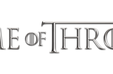 The game of thrones logo in silver