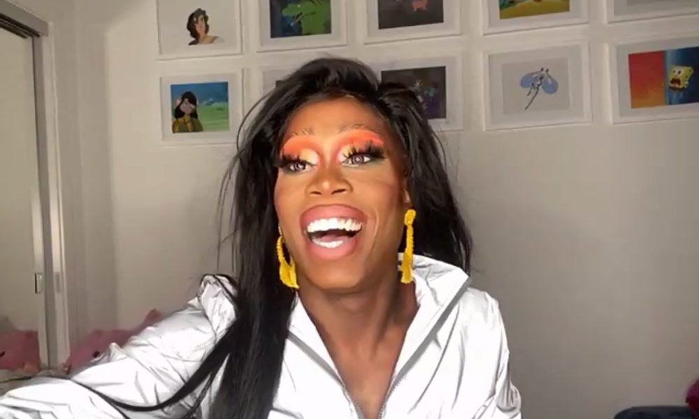 A photo of drag queen Monique Heart smiling