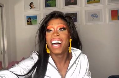 A photo of drag queen Monique Heart smiling
