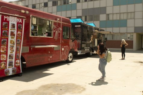 Monday through Thursday there will be food trucks on campus.