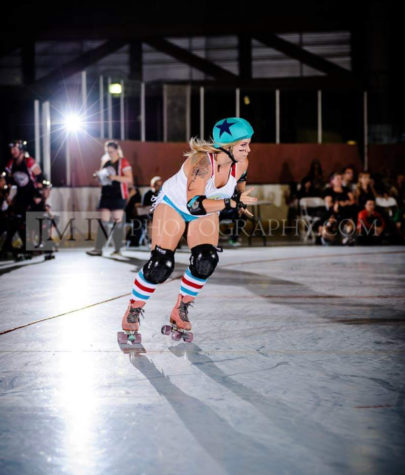 Shayna Mekikle was invited to try out for a roller derby team in Santa Cruz on her 21st birthday, after taking her first shots.