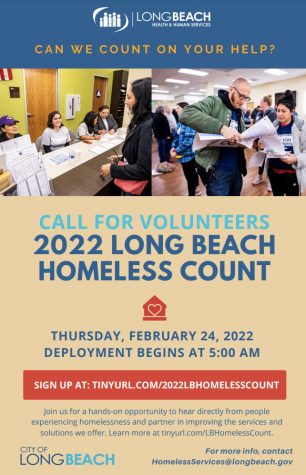 Flyer for the homeless count on Thursday, Feb. 24.
