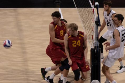 The USC Trojans weren't too phased until set three when Long Beach State men's volleyball shifted momentum and coasted to a win.