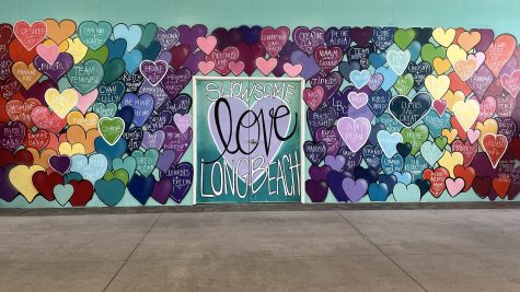 "Show Some Love Long Beach" mural located at 2nd and PCH in Long Beach.