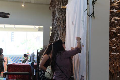 Toe Fo'i: The Return includes many interactive pieces for visitors to become part of the storytelling of the exhibit.