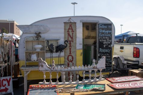 Sherri Endroni's camping trailer