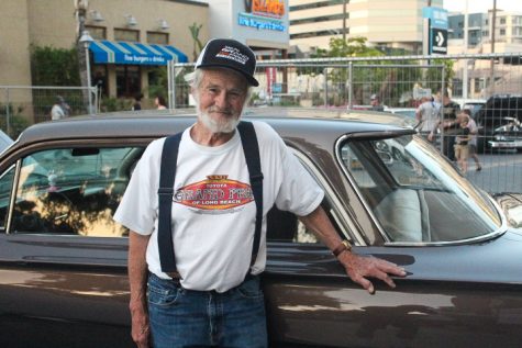 Meet Ron, 79 Year old Navy Air Veteran and Long Beach Area Classic Car Hobbyist/Restorer. He's been attending Thunder Thursday's for over 40 years and has a collection of 5 varying classic cars. His collection includes a '61 Chevy, '63 Chevy Corvette convertible, '64 Pontiac Grand Prix, '52 MG TD (his only non American car), and lastly a Ford Model T from 1926!