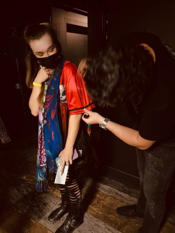 Peekaboo signing my jersey at his Black Hole Tour.