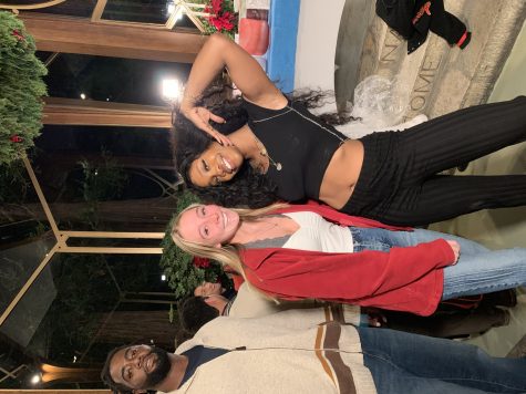 Georgie Smith (left) and SZA (right) at Wayfarers Chapel in Palos Verdes, 2019.