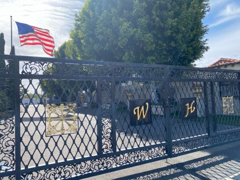 Gates outside of White House Italian Steakhouse.