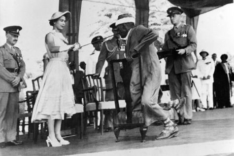 Queen Elizabeth II visits Aden in 1954