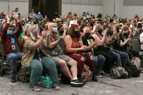 Fans attend panel in which Cristina Vee was a part of.