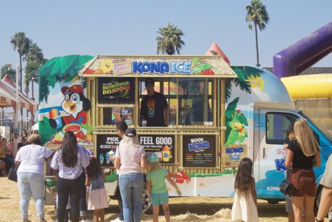 The shaved ice at the Kona Ice truck was a popular snack stop for a hydrating treat.