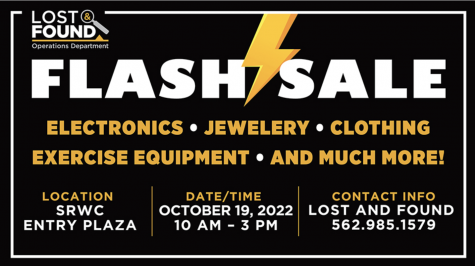 The flyer for the Flash sale event.