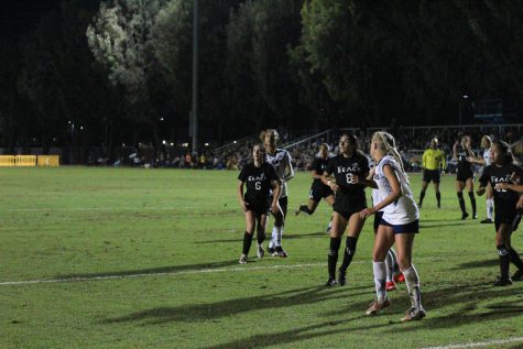 During the game against UC Davis there were multiple corner kicks from CSULB