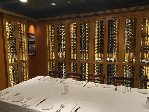 The "Grand Prix" private dining room located inside of 555 East.