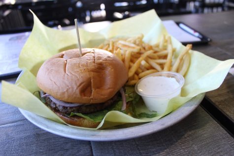 The Thursday special of a $6 hamburger at Dogz Bar and Grill.