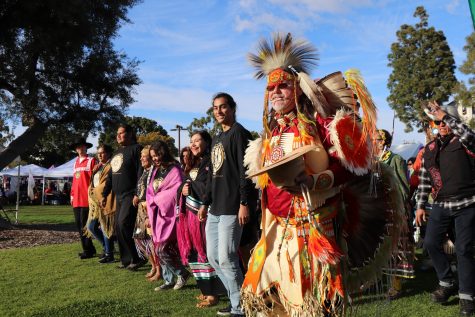 Members of the American Indian Student Council CSULB Pow Wow in 2019, prior to the COVID-19 pandemic.