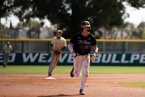 Catcher Connor Burns uplifts the Dirtbags through a second consecutive series win over USF with an RBI late in the game.