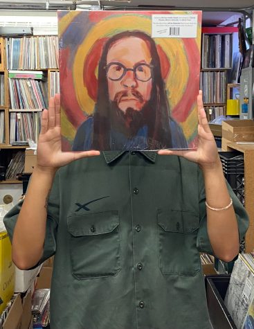 There is a very large selection of records displayed at Fingerprints Music in Long Beach, Calif. They have everything from CD's, vinyl records, books, movies, and... new faces?