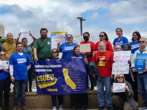 Faculty protested the need for a raise, especially after following the CSU executives raise that took place over the summer of 2022.