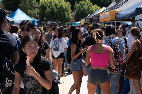 08/30/2023 - Long Beach, Calif: Cal State University Long Beach hosted their Week of Welcome event between Aug. 29 and Aug. 30. The event gives student organizations and campus resources opportunities to show off their booths to new and returning students.