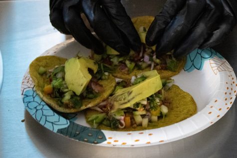 the vegan plant based tacos which included