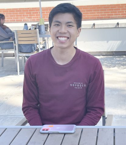 Brian Ngo, a fourth year Kinesiology major believes that getting away from his computer is the best way to go about managing stress.