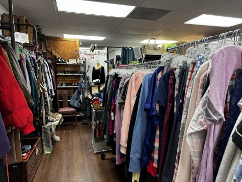 10/12/2023 - Long Beach, Calif: Interior of Clark & Atherton Mercantile, women's clothes section. The store opened in 2015.