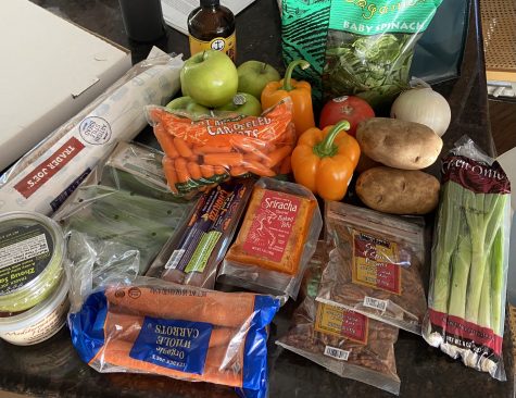 11/01/2023 - Long Beach, Calif: Fresh produce, nuts, bread and other foods make up my most recent grocery haul.