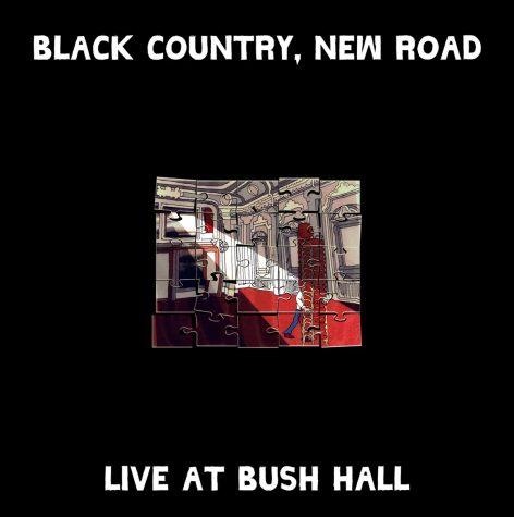 The album cover for "Live at Bush Hall" by Black Country, New Road