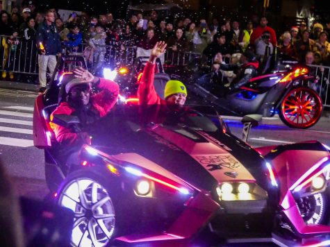 The Belmont Shore parade allowed volunteers to use a variety of vehicles, with many lowriders and Polaris Slingshots making appearances.