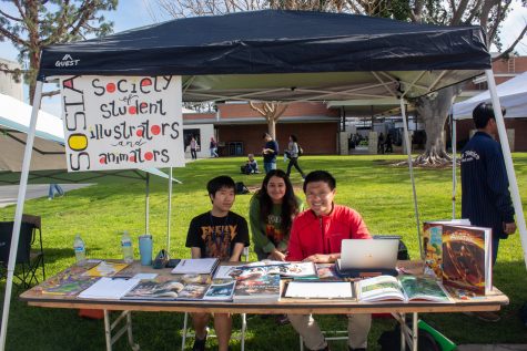 Although typically geared towards animation, illustration and pre-production BFA majors, the Society of Student Illustrators and Animators are open to students of any major. "We like to focus on the art and we like people who like to draw," said Lin (left).