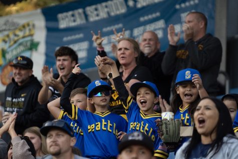 In a match where The Dirtbags lost 7-3 against the trojans, Long Beach State fans showed their enthusiasm during points in the game where The Dirtbags had the upper hand.