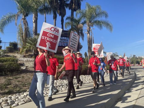 Los Angeles Dec 6 2023 CFA called for the first labor strike in 12 years as members at Cal State Los Angeles walked out of classes and shut the campus down for the day. This was the precursor for the larger state wide strike that came later in the school year.